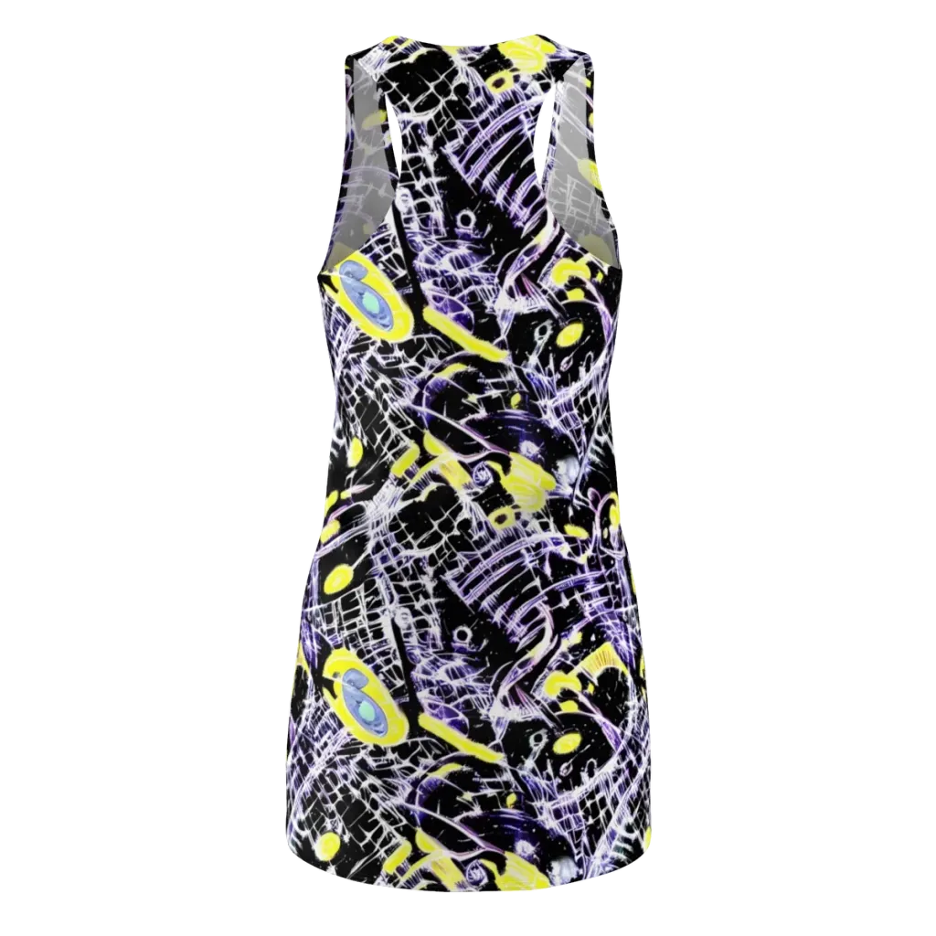 Night Circuit on Racerback Dress — Back