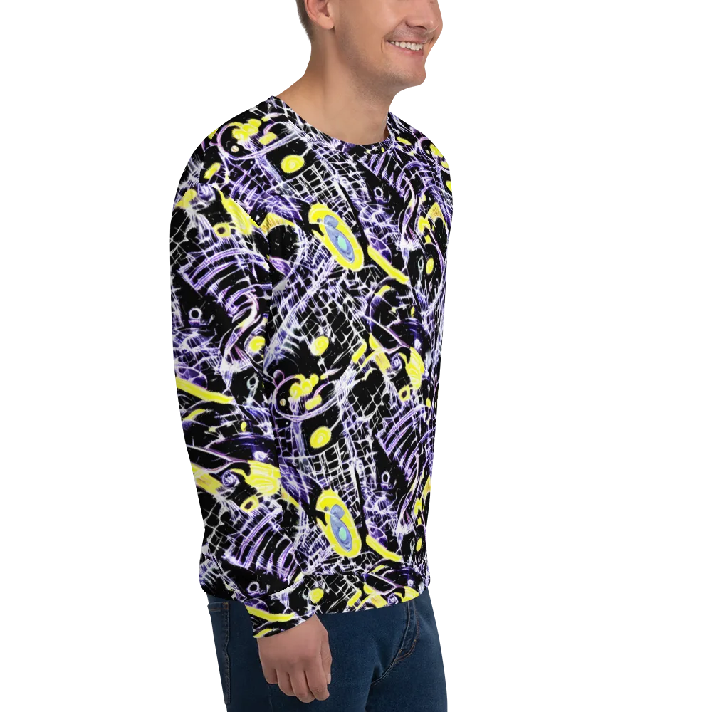 Night Circuit on Sweatshirt — Right Front