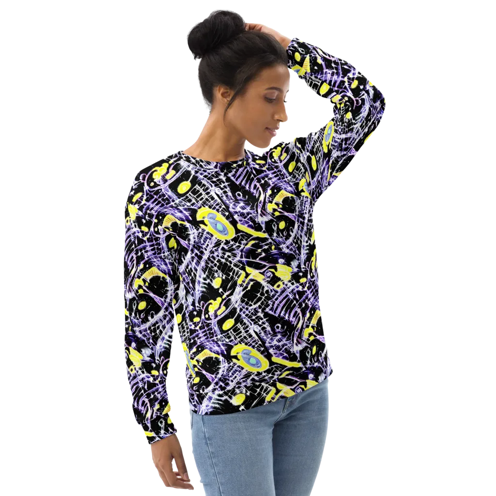 Night Circuit on Sweatshirt — Right Front