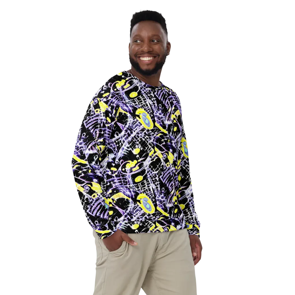 Night Circuit on Sweatshirt — Front