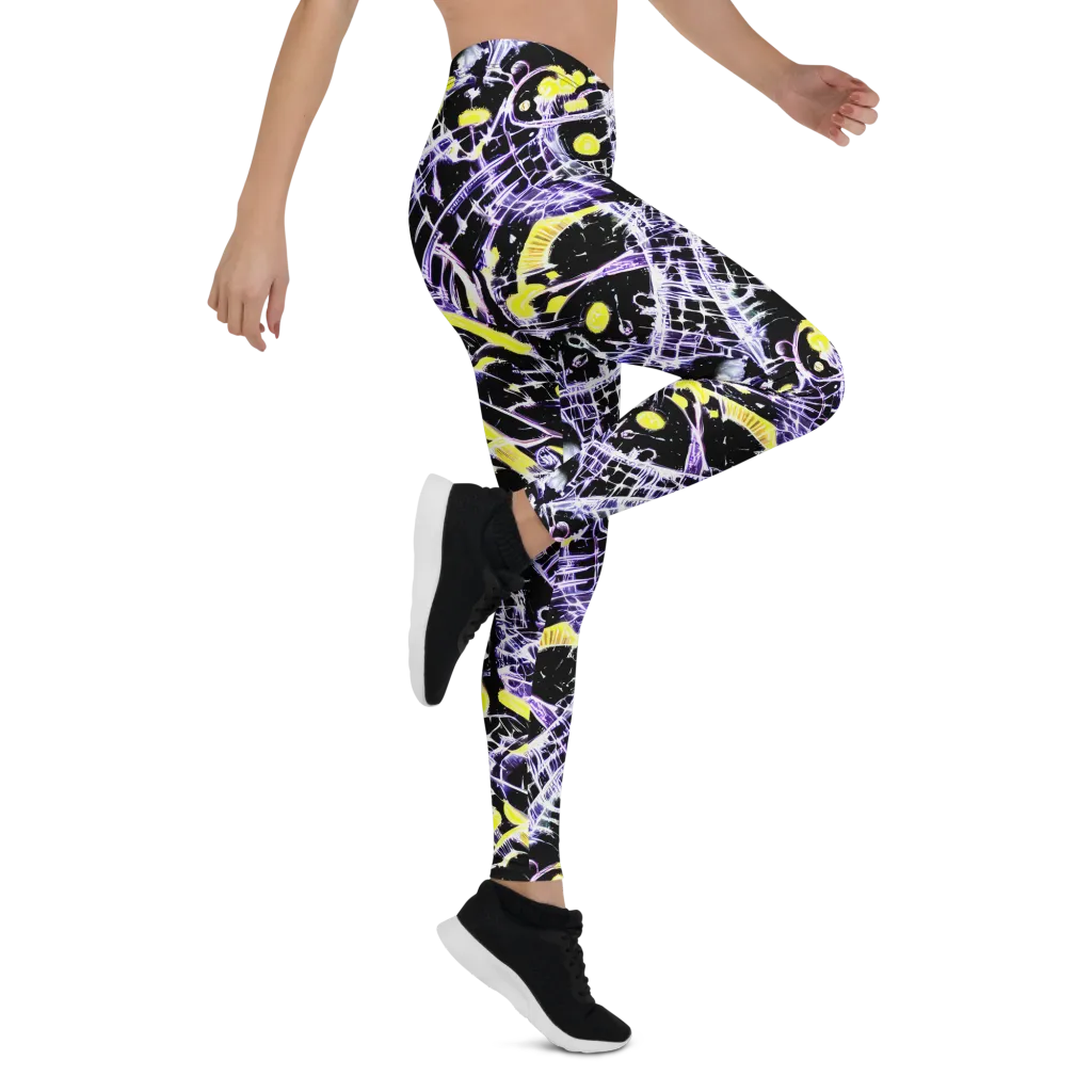 Night Circuit on Leggings — Right