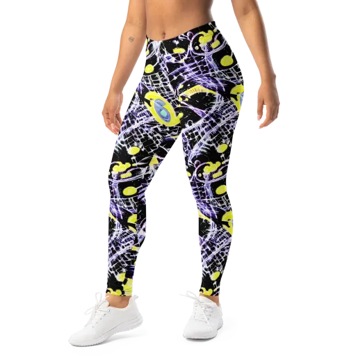 Night Circuit on a Leggings