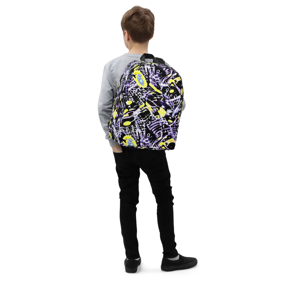 Night Circuit on Minimalist Backpack — Right Front