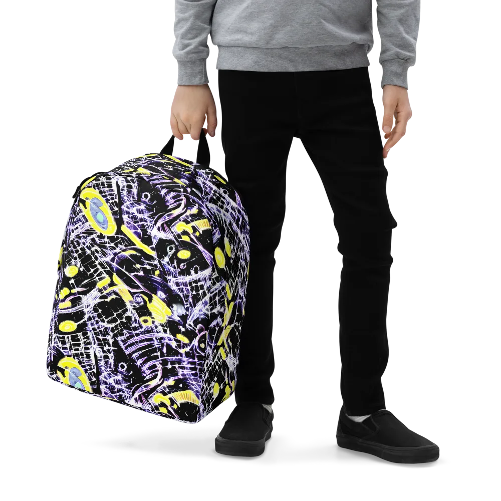 Night Circuit on Minimalist Backpack — Zoomed-in