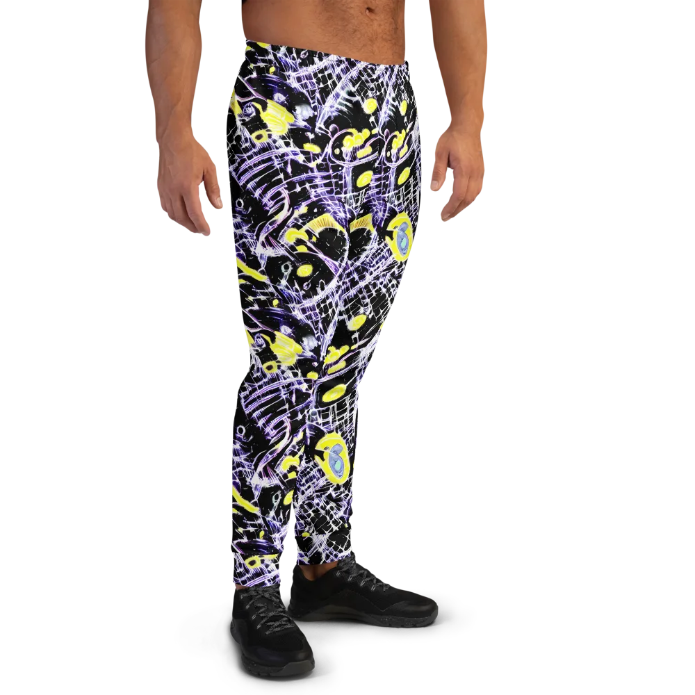 Night Circuit on Men's Joggers — Right