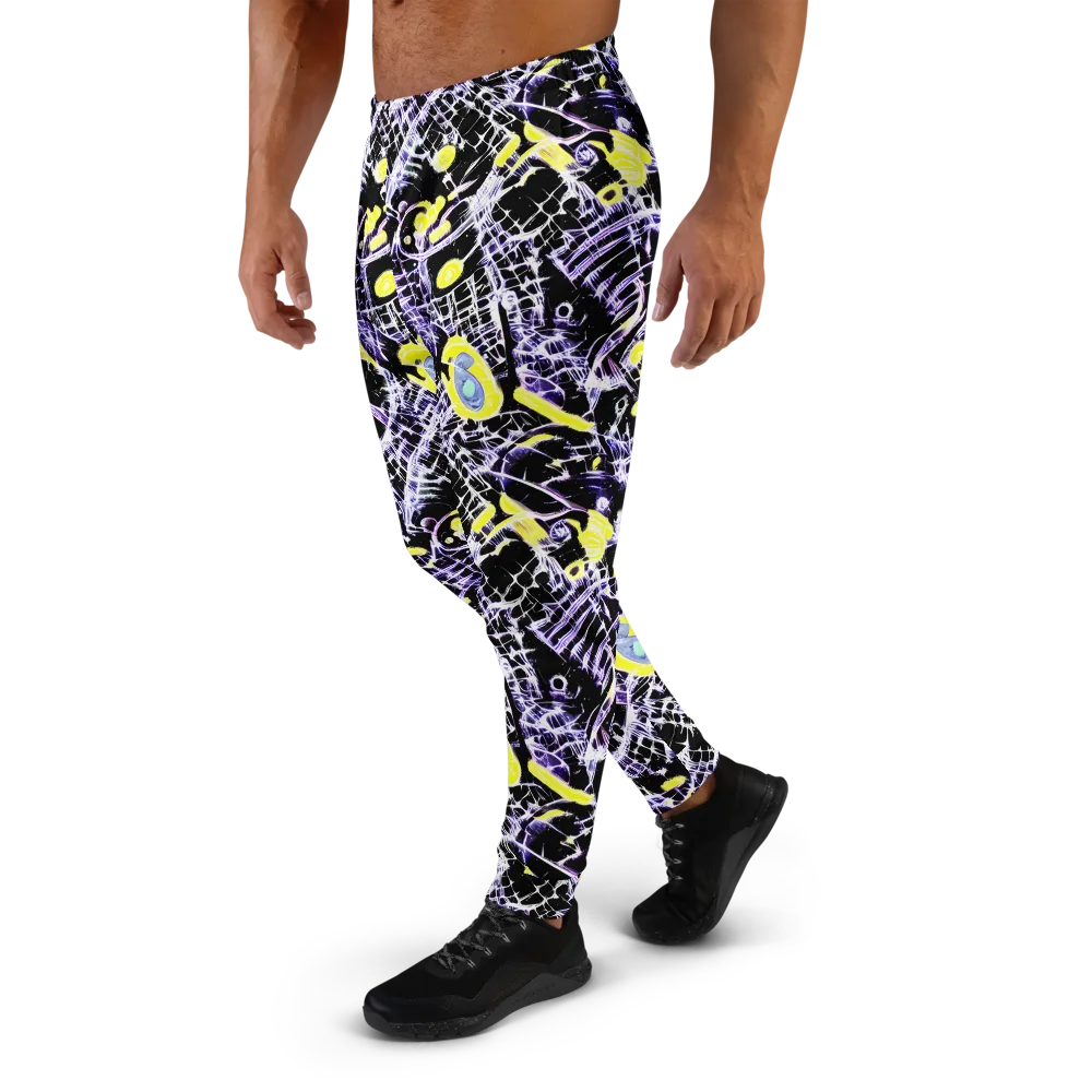 Night Circuit on Men's Joggers — Left