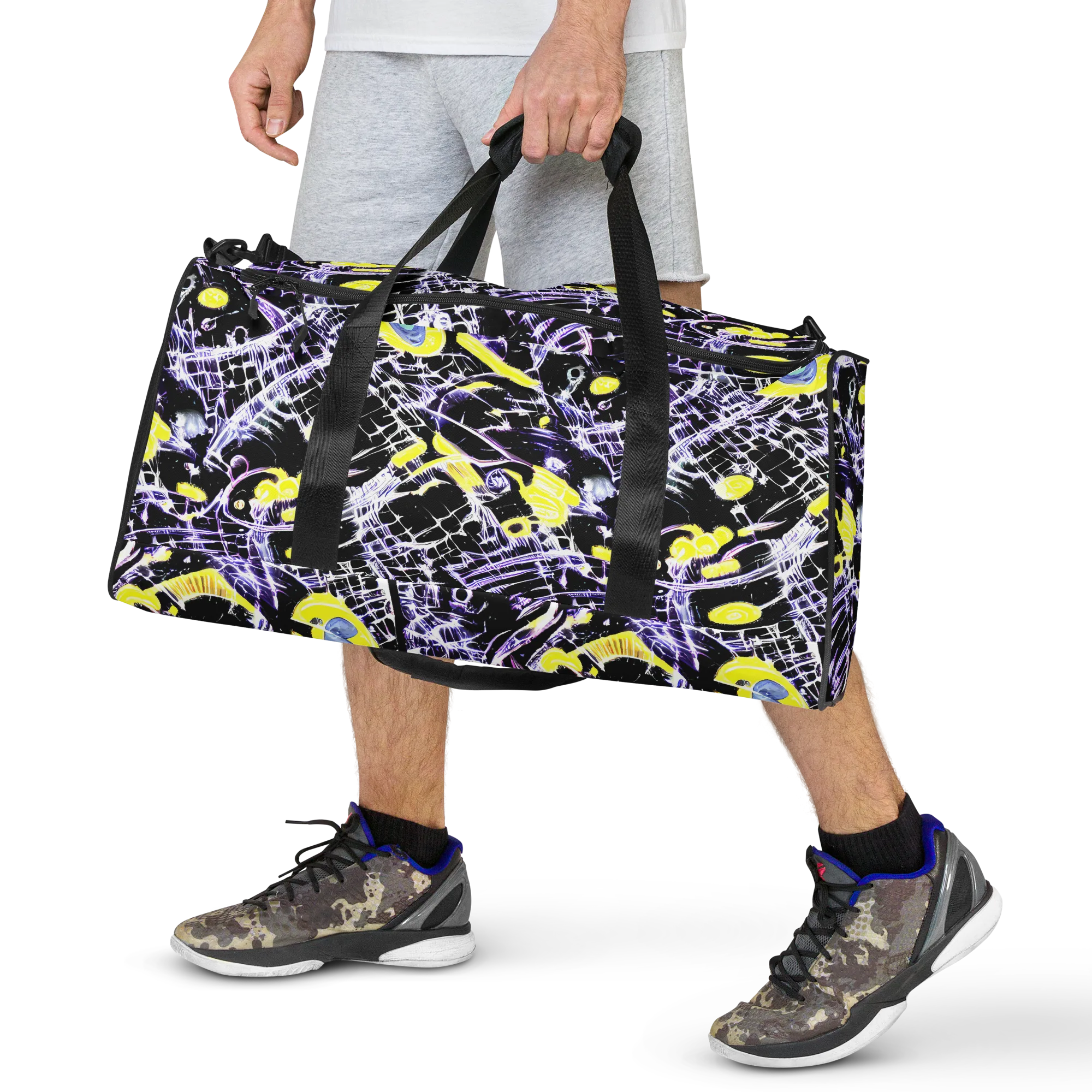 Night Circuit on Duffle Bag — Front