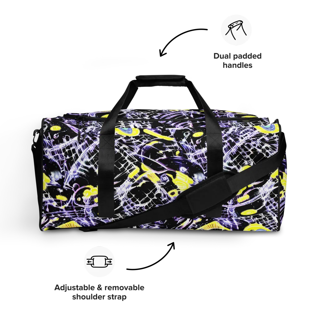 Night Circuit on Duffle Bag — Front