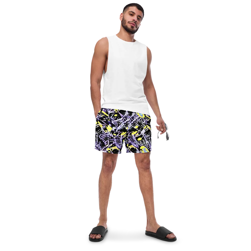 Night Circuit on Swim Trunks — Front