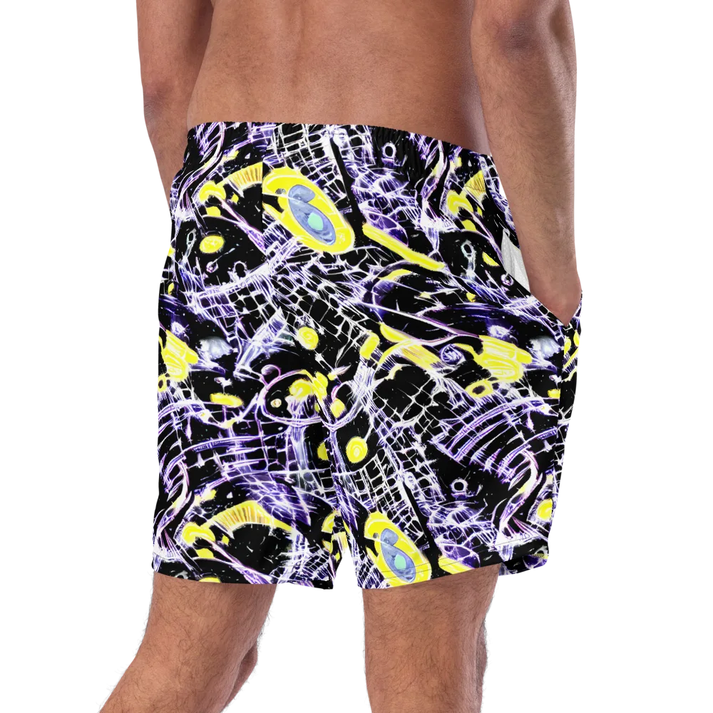 Night Circuit on Swim Trunks — Right Back