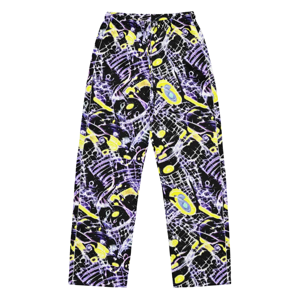 Night Circuit on Women's Pajama Pants — Front