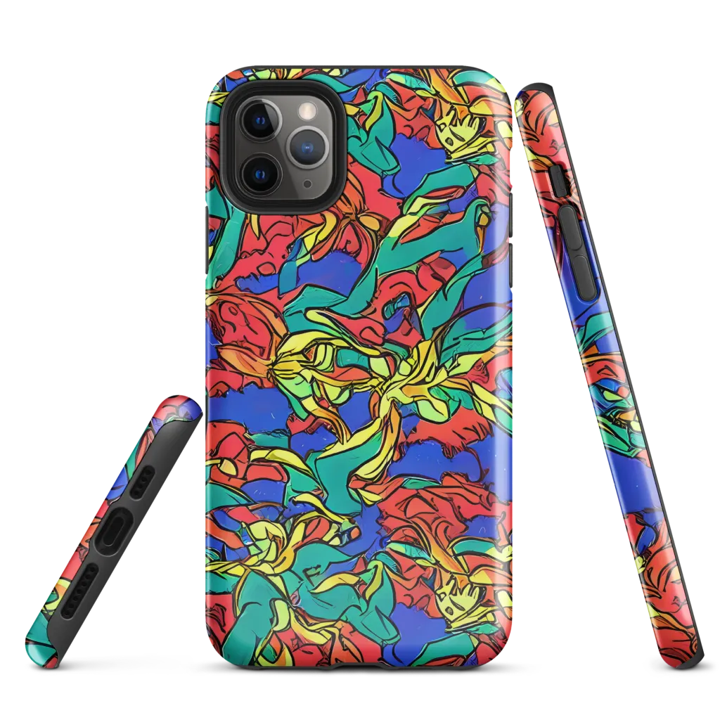 Vivid Bloomstorm on Tough Case for iPhone® — Front