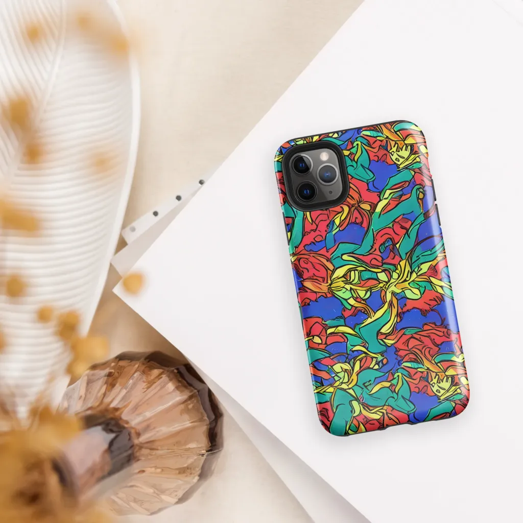 Vivid Bloomstorm on Tough Case for iPhone® — Front