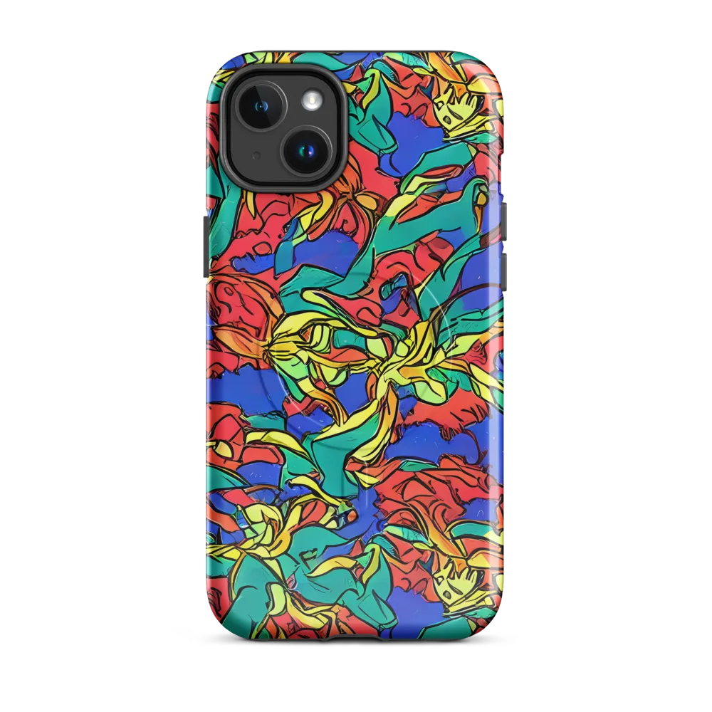 Vivid Bloomstorm on MagSafe Tough Case for iPhone® — Front