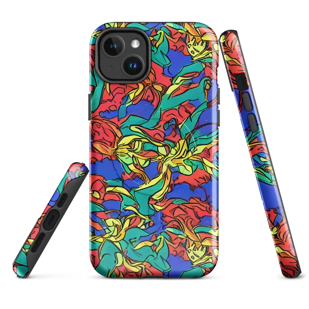 Vivid Bloomstorm on MagSafe Tough Case for iPhone® — Front