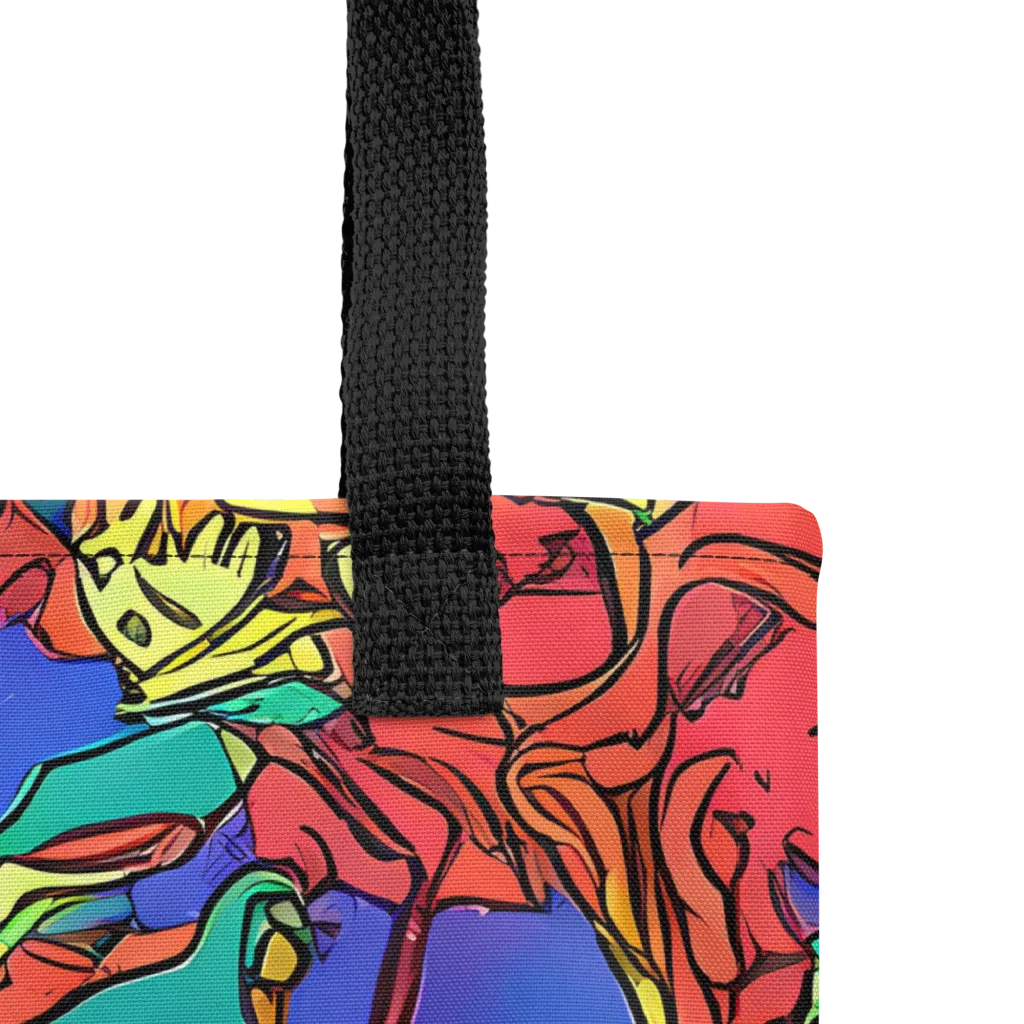 Vivid Bloomstorm on Tote Bag — Product details