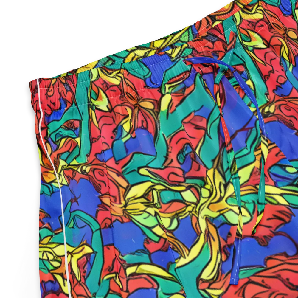 Vivid Bloomstorm on Women's Pajama Shorts — Product details
