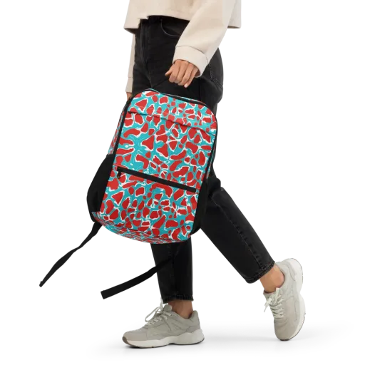 Turquoise Rapture on a Utility Backpack