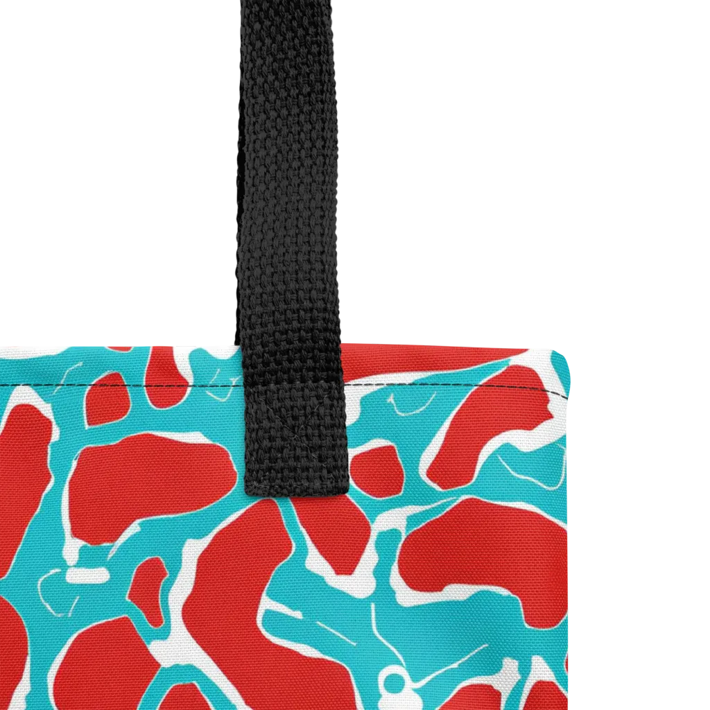 Turquoise Rapture on Tote Bag — Product details