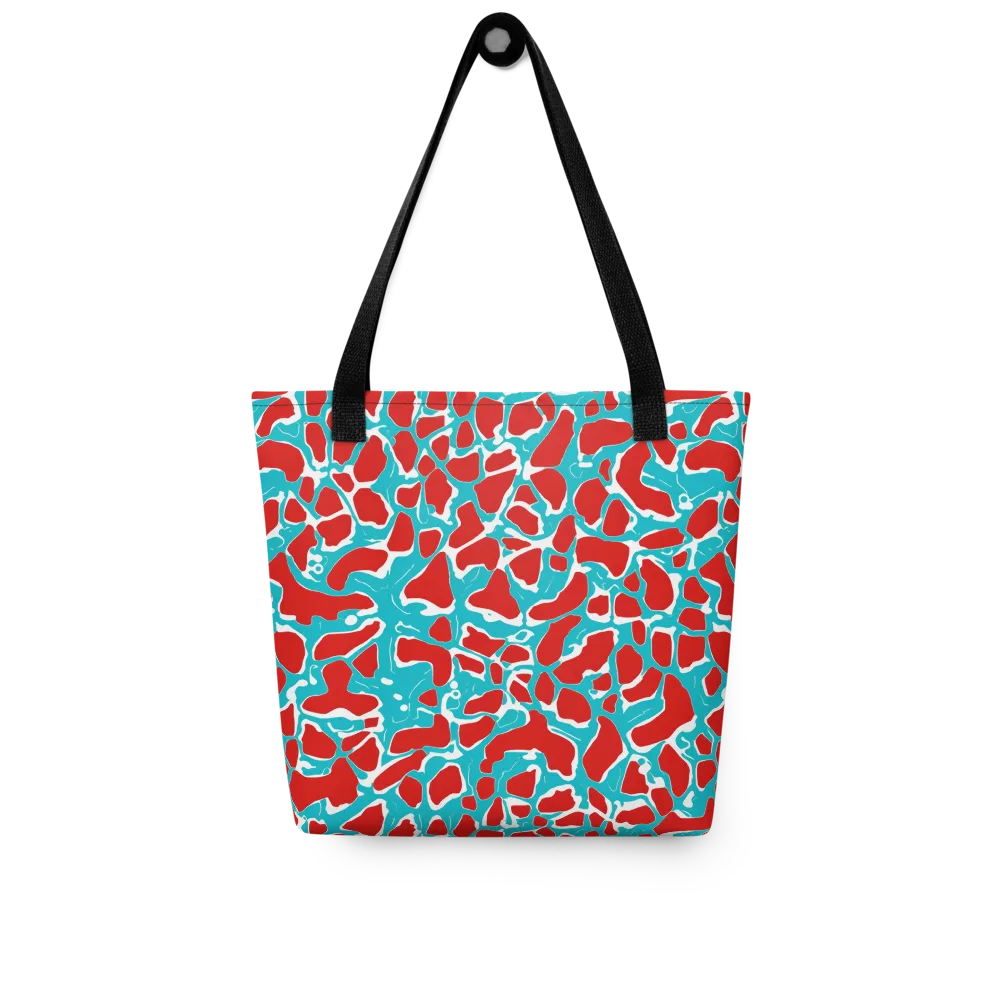 Turquoise Rapture on Tote Bag — Front