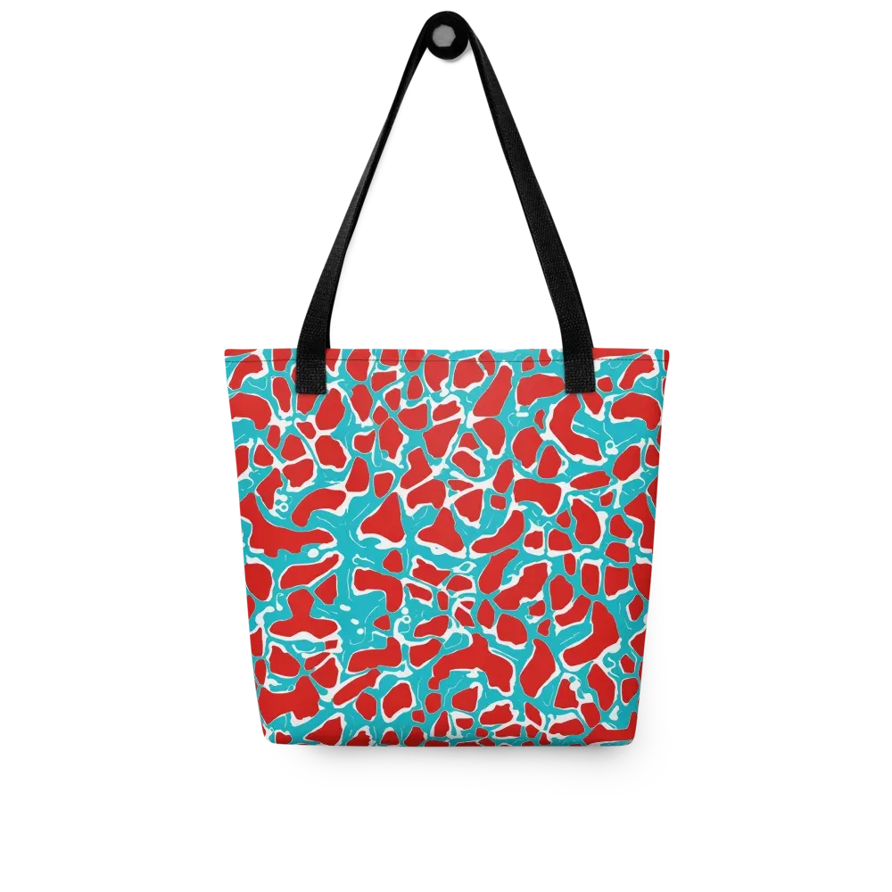 Turquoise Rapture on Tote Bag — Front
