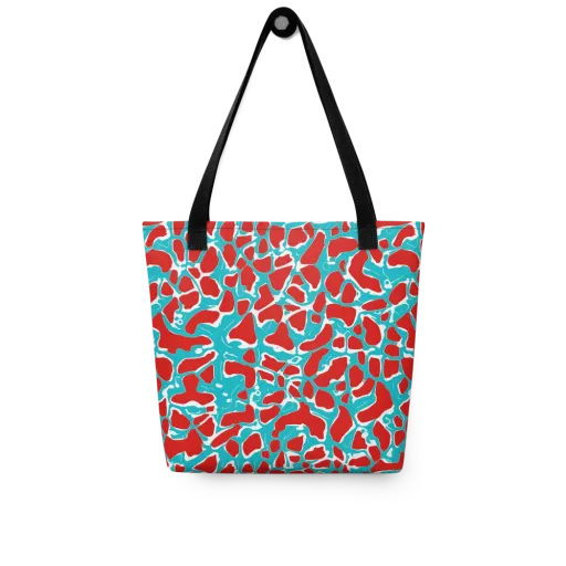 Turquoise Rapture on a Tote Bag