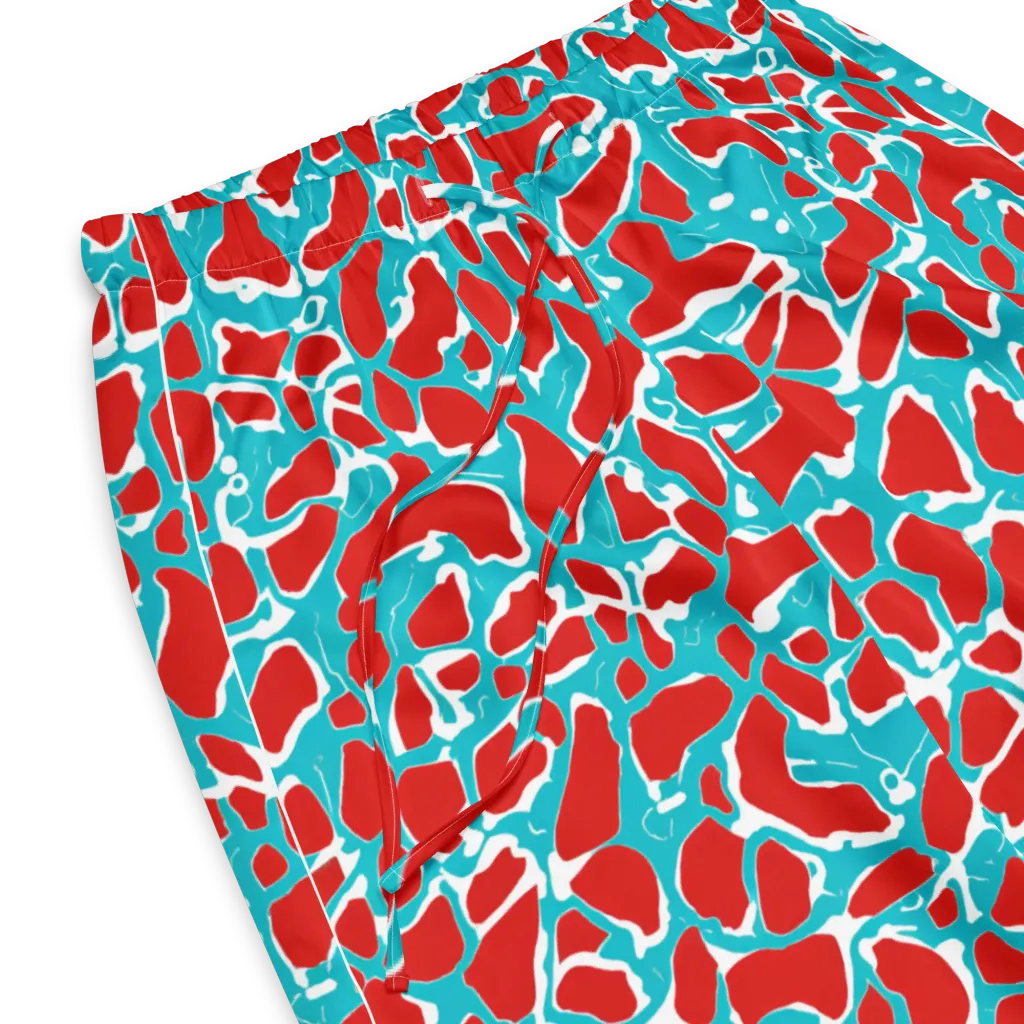 Turquoise Rapture on Women's Pajama Pants — Product details