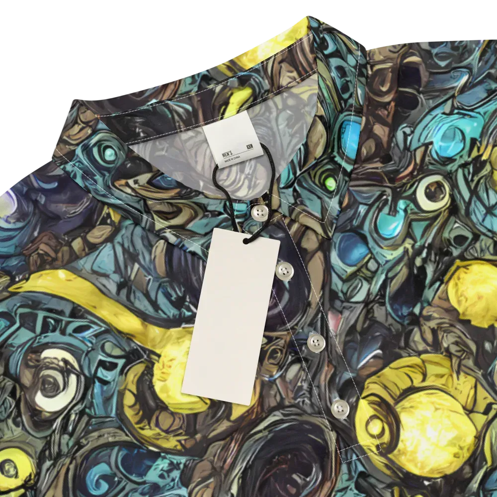 Nocturne Bloom on Men's Slim Fit Polo Shirt — Product details
