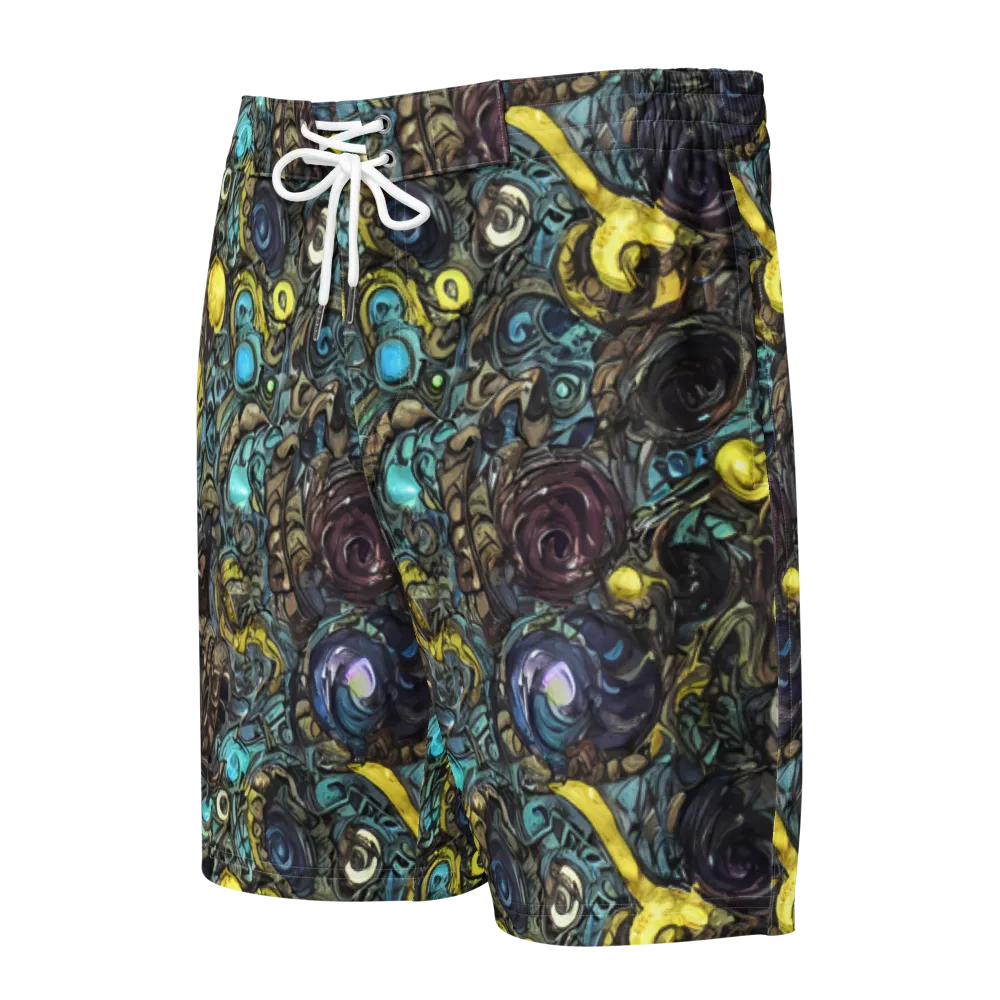 Nocturne Bloom on Men's Board Shorts — Front