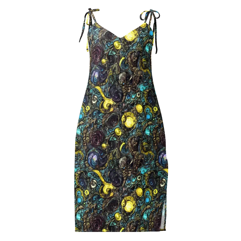 Nocturne Bloom on Slip Dress — Front