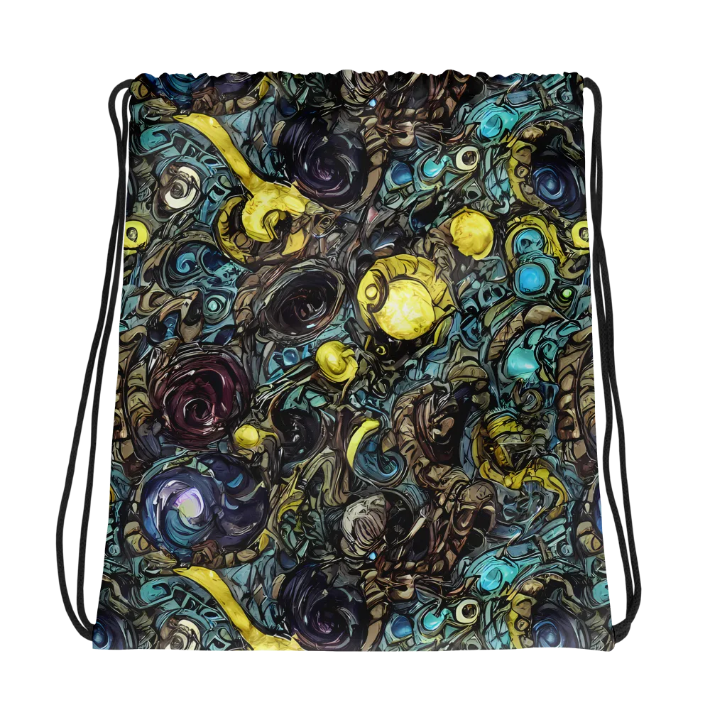 Nocturne Bloom on Drawstring Bag — Photo