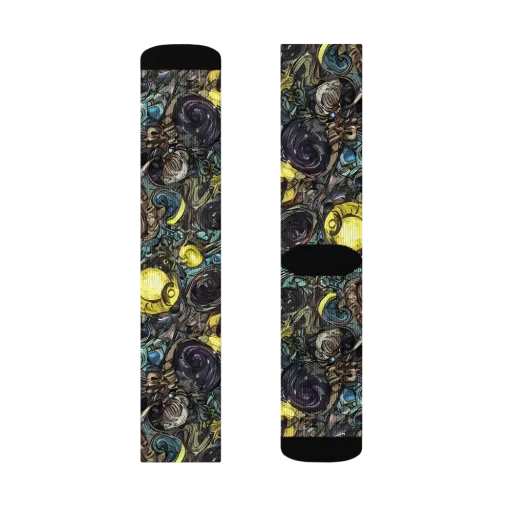 Nocturne Bloom on a Socks