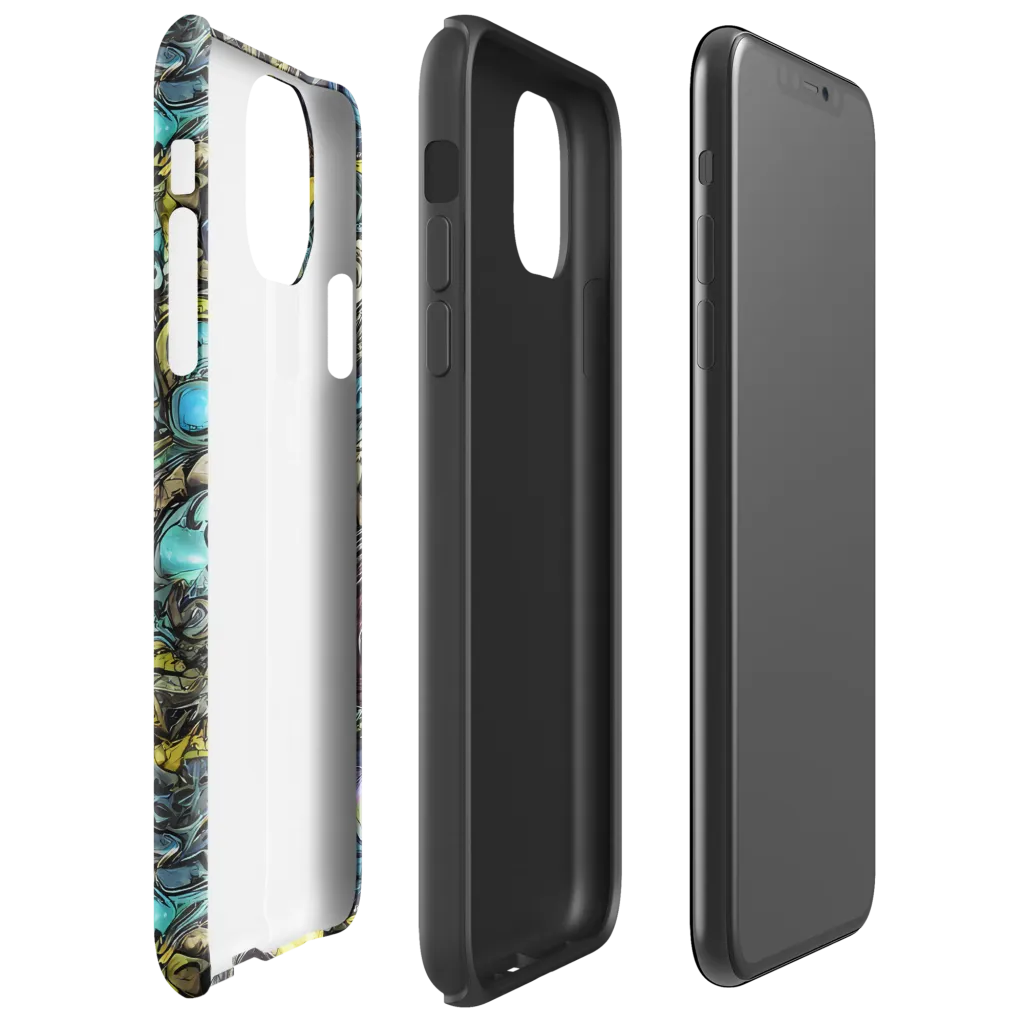 Nocturne Bloom on Tough Case for iPhone® — Right
