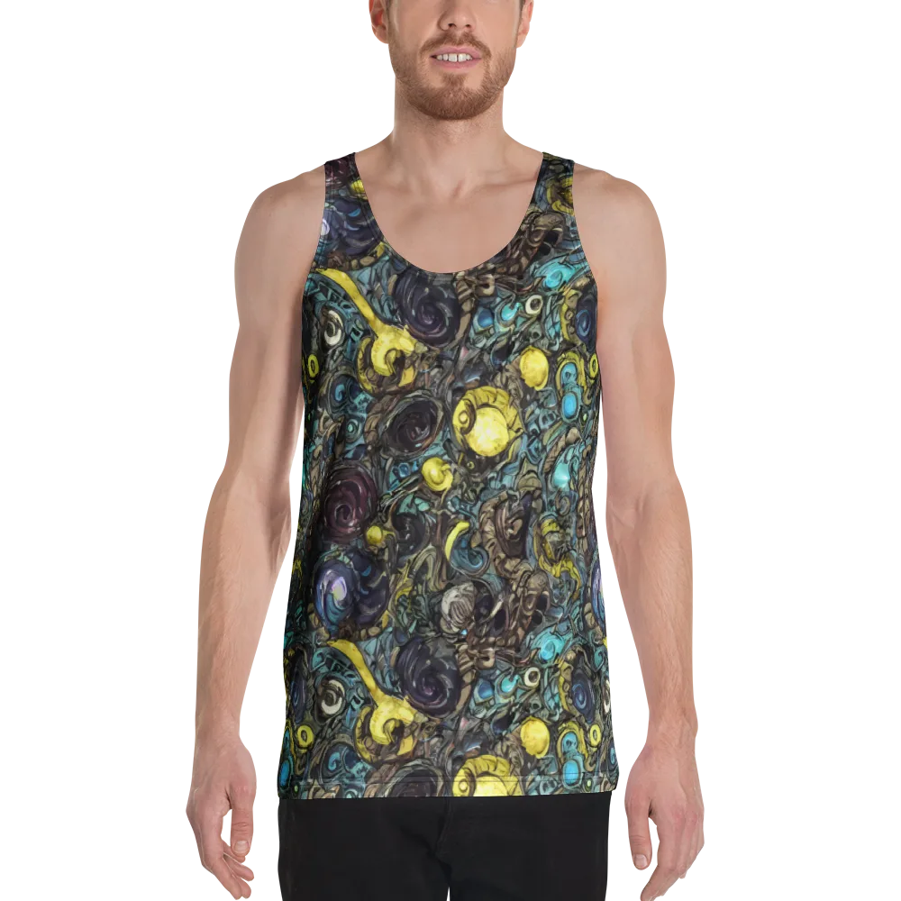 Nocturne Bloom on Men's Tank Top — Front