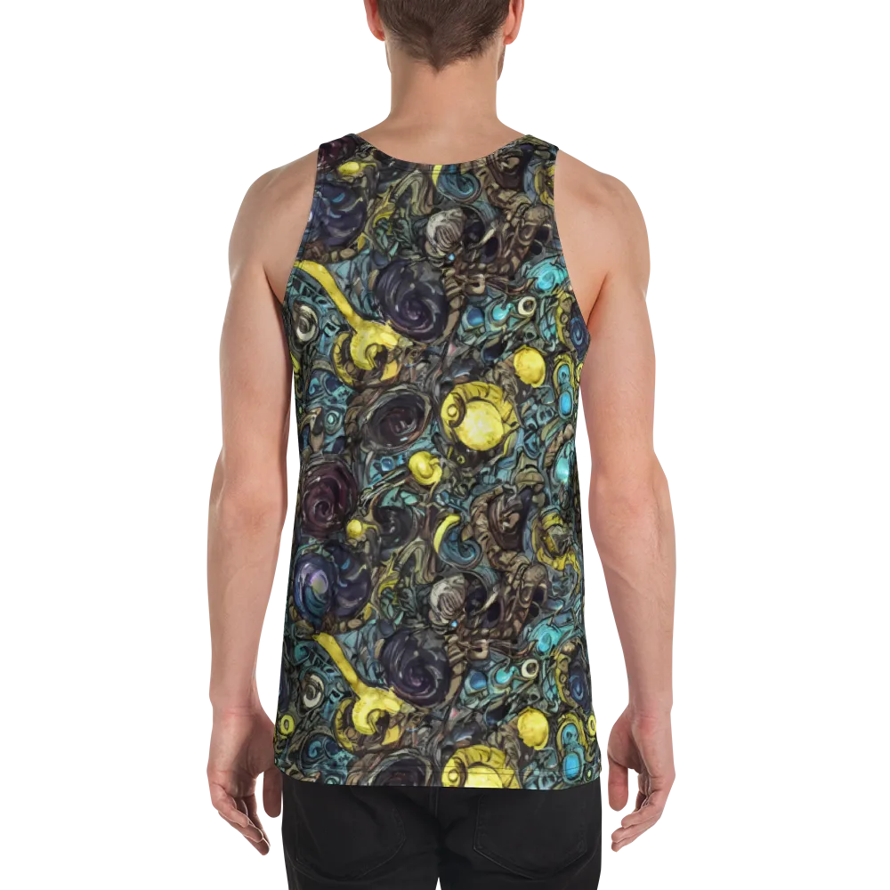 Nocturne Bloom on Men's Tank Top — Back