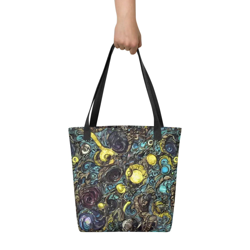 Nocturne Bloom on Tote Bag — Front