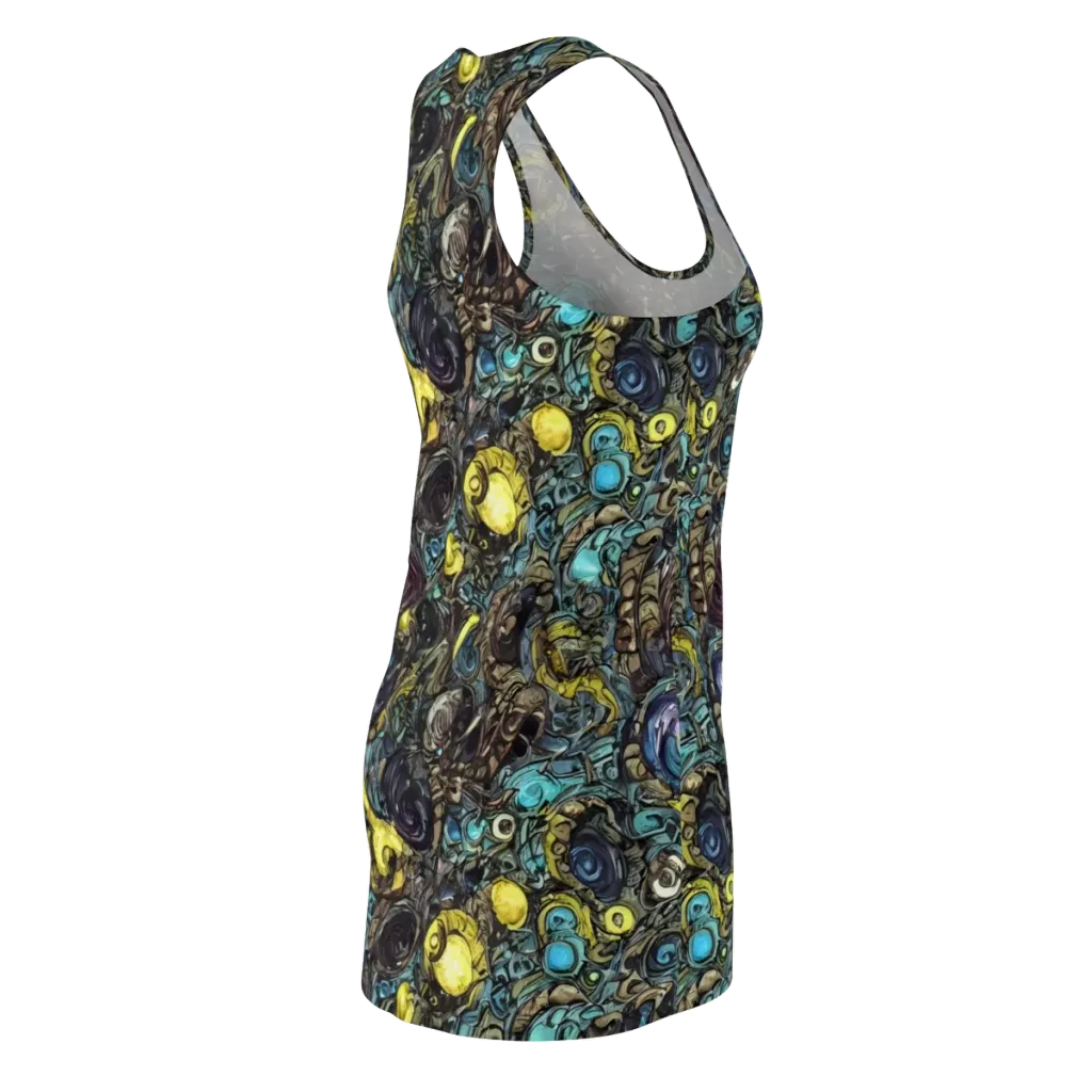 Nocturne Bloom on Racerback Dress — Back Side