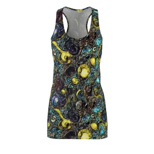 Nocturne Bloom on a Racerback Dress