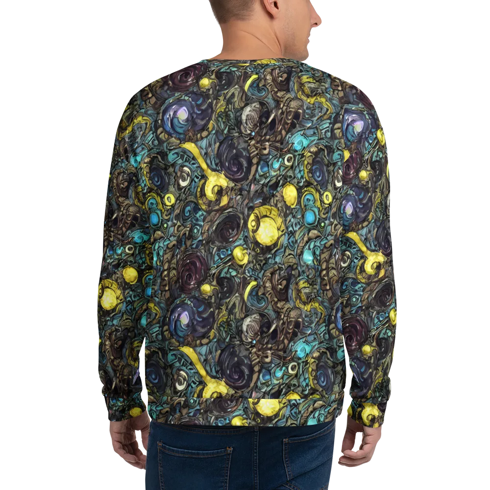Nocturne Bloom on Sweatshirt — Back