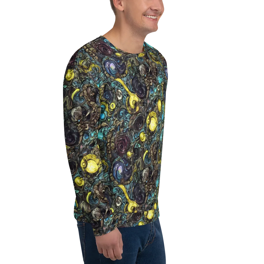 Nocturne Bloom on Sweatshirt — Right Front