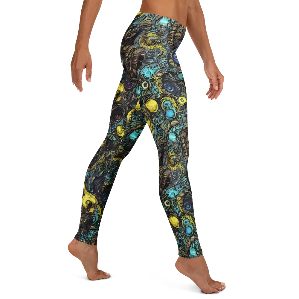 Nocturne Bloom on Leggings — Right