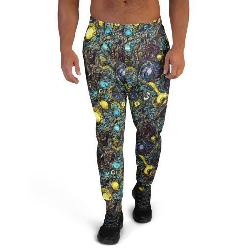 Nocturne Bloom on a Men's Joggers