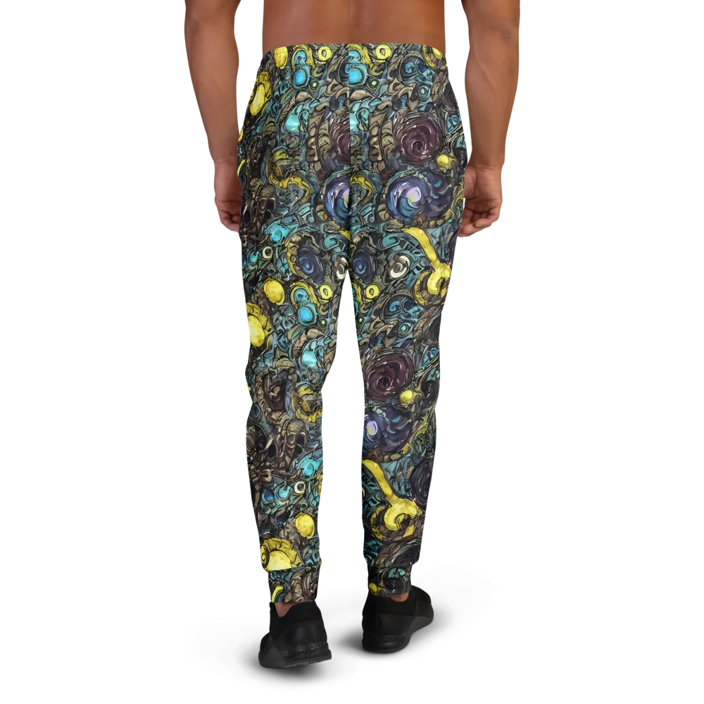Nocturne Bloom on Men's Joggers — Back