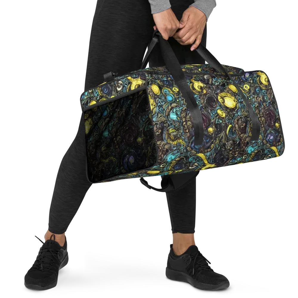 Nocturne Bloom on Duffle Bag — Right Front