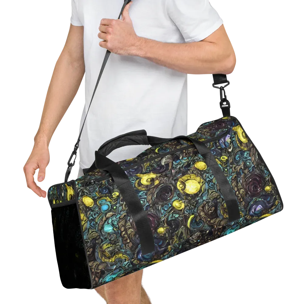 Nocturne Bloom on Duffle Bag — Right Front