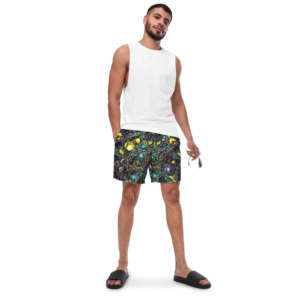 Nocturne Bloom on Swim Trunks — Front