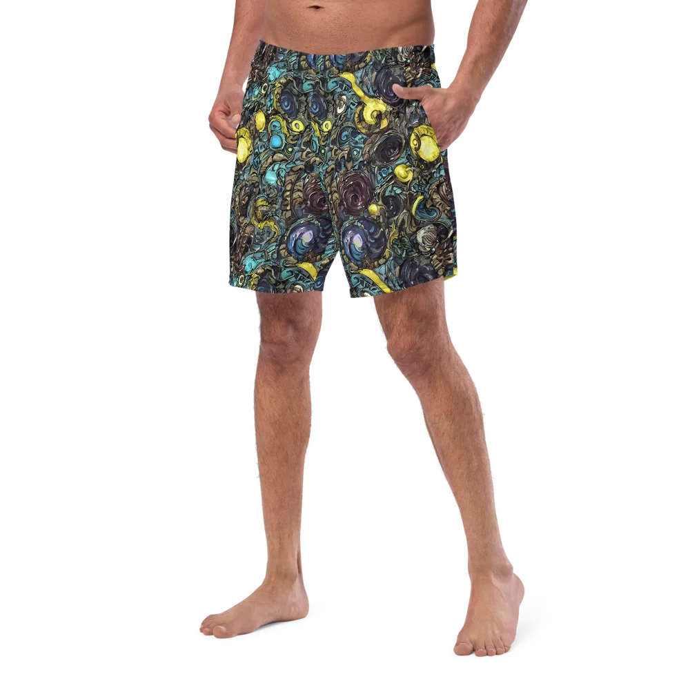 Nocturne Bloom on Swim Trunks — Left Front