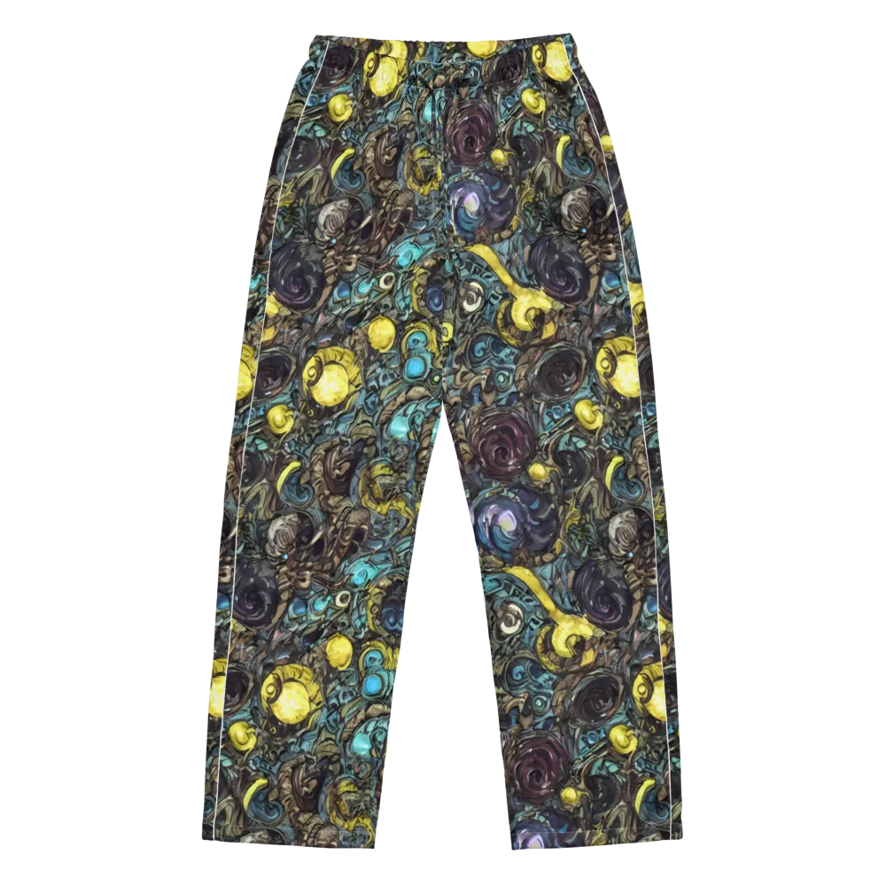 Nocturne Bloom on Women's Pajama Pants — Front