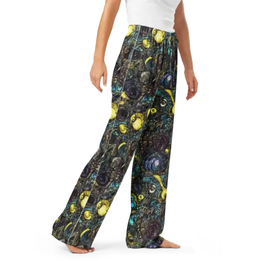 Nocturne Bloom on a Women's Pajama Pants