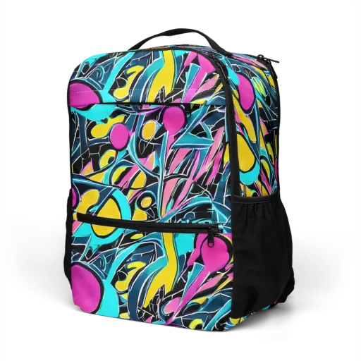 Neon Kinetics on a Utility Backpack